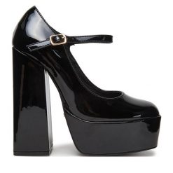 Czółenka DeeZee. Czarne czółenka damskie DeeZee, bez wzorów, bez obcasa. Za 159.99 zł.