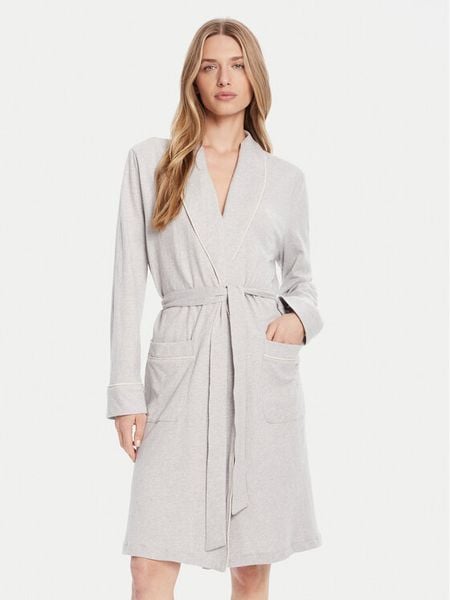 LAUREN RALPH LAUREN Szlafrok ILN42453 Szary. Szare szlafroki damskie Lauren Ralph Lauren, s, bez wzorów, z bawełny. Za 409.99 zł.