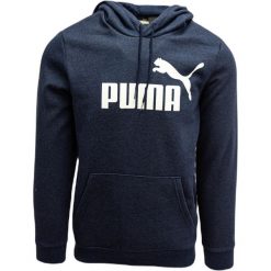 Bluza treningowa męska Puma Ess Heather Hoodie FL. Brązowe bluzy bez kaptura męskie Puma, bez wzorów, sportowe, bez kołnierzyka, bez ramiączek. Za 164.00 zł.