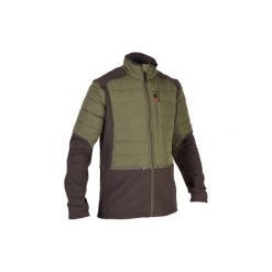 Kurtka myśliwska SG500 HYBRID. Brązowe kurtki męskie SOLOGNAC, xs, bez wzorów, z elastanu. Za 149.99 zł.