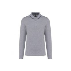 Koszulka polo pique z długim rękawem Kariban. Niebieskie koszulki męskie z długim rękawem KARIBAN, m. Za 151.50 zł.