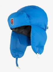 Czapka zimowa Fjallraven Expedition Down Heater. Niebieskie czapki męskie Fjällräven, na zimę, bez wzorów, z materiału. Za 443.25 zł.
