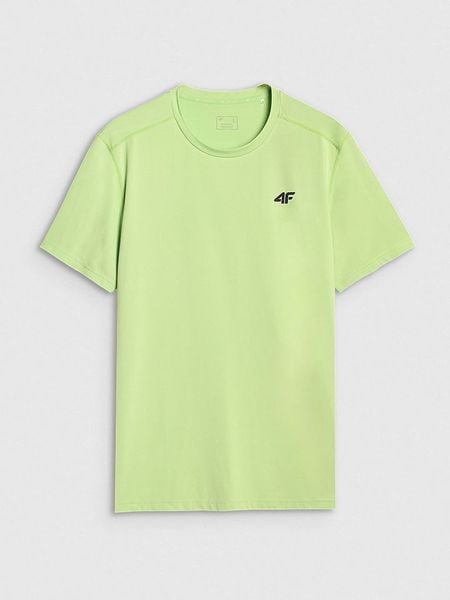 4F Koszulka sportowa w kolorze zielonym rozmiar: L. Zielone t-shirty sportowe męskie 4f, l, z materiału, bez ramiączek, outdoorowe. Za 65.38 zł.