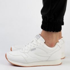 Białe sportowe buty damskie American Club Fh25/22. Białe buty sportowe na co dzień damskie American CLUB, bez wzorów, ze skóry. Za 129.00 zł.