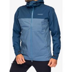 Kurtka przeciwdeszczowa męska Inov-8 Venturelite Jacket FZ. Niebieskie kurtki męskie Inov-8, m, bez wzorów, sportowe, bez kaptura. Za 686.99 zł.