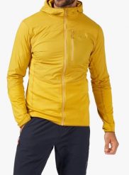 Bluza z kapturem męska Rab Ascendor Summit Hoody FZ. Żółte bluzy z kapturem męskie RAB, m, z materiału. Za 577.49 zł.