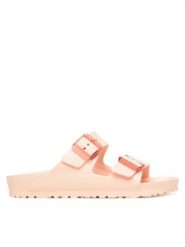 Birkenstock Arizona SB EVA Light Rose Klapki damskie. Czerwone klapki damskie Birkenstock, bez wzorów, z materiału, bez obcasa. Za 179.99 zł.