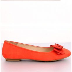 Baleriny damskie pomarańczowe 3173 Orange. Brązowe baleriny damskie ButyModne, z aplikacjami, bez obcasa. W wyprzedaży za 69.00 zł.