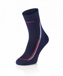Skarpety męskie Brubeck TREKKING MERINO LIGHT. Niebieskie skarpetki męskie Brubeck, bez wzorów, z wełny. Za 64.99 zł.