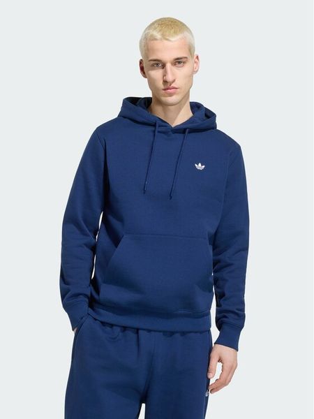 Adidas Bluza Trefoil Essentials KS9804 Niebieski Regular Fit. Niebieskie bluzy bez kaptura męskie Adidas, m, z bawełny. Za 238.99 zł.