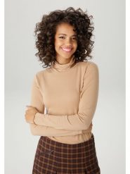 Aniston Koszulka w kolorze beżowym rozmiar: 44. Brązowe bluzki damskie Aniston, bez wzorów, bez kołnierzyka, bez ramiączek. Za 56.99 zł.