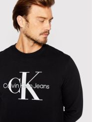 Calvin Klein Jeans Bluza J30J320933 Czarny Regular Fit. Czarne bluzy bez kaptura męskie Calvin Klein Jeans, m, z bawełny. Za 269.99 zł.