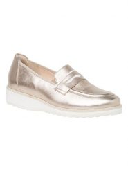 HASSIA Skórzane mokasyny "Sevilla" w kolorze złotym rozmiar: 40. Żółte mokasyny damskie HASSIA. Za 404.99 zł.