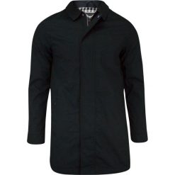 Granatowy, Elegancki Płaszcz Męski - Brave Soul. Niebieskie płaszcze męskie Brave Soul, m, bez wzorów, z materiału, eleganckie. Za 217.00 zł.