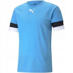 Męska Koszulka TeamRise. Czarne t-shirty sportowe męskie Puma, l, z materiału, bez ramiączek, do piłki nożnej. Za 109.50 zł.
