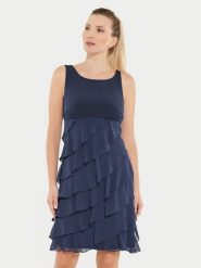 Swing Sukienka koktajlowa 77757710 Czarny Slim Fit. Czarne sukienki damskie Swing, bez wzorów, z syntetyku, wizytowe, bez kołnierzyka, bez ramiączek. Za 289.99 zł.