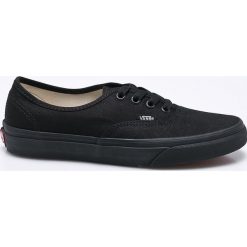 Vans - Tenisówki. Czarne trampki i tenisówki damskie Vans, bez wzorów, z gumy, bez zapięcia. Za 259.90 zł.