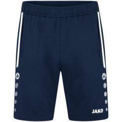 Damskie spodenki treningowe Jako Allround. Niebieskie spodenki sportowe damskie Jako, s, z elastanu, do piłki nożnej. Za 139.12 zł.