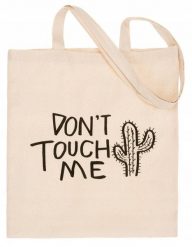 Shopperka materiałowa [DH] EKO beżowa wzór 34. Brązowe shopper bag damskie inny, bez wzorów, z bawełny, bez dodatków. Za 6.99 zł.