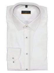 Eterna Koszula - Slim fit - w kolorze białym rozmiar: 42. Białe koszule męskie Eterna, bez wzorów, z bawełny, bez kołnierzyka, bez ramiączek. Za 132.98 zł.