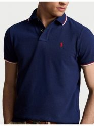 Ralph Lauren Underwear Koszulka polo w kolorze granatowym rozmiar: L. Niebieskie koszulki polo męskie Ralph Lauren Underwear, l, bez wzorów, z bawełny, bez ramiączek. Za 436.14 zł.