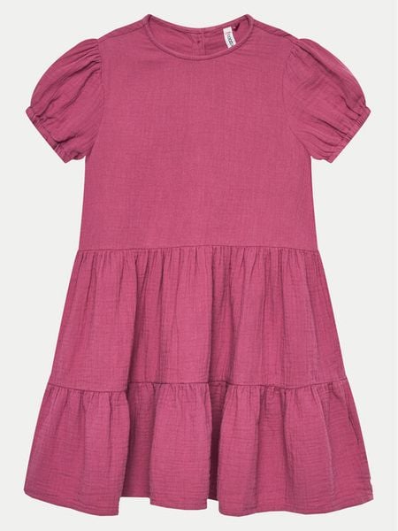 Coccodrillo Sukienka codzienna WC4128201CEK Różowy Regular Fit. Czerwone sukienki dziewczęce COCCODRILLO, bez wzorów, z bawełny, bez ramiączek. Za 79.99 zł.