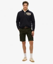 Superdry Organic Cotton Core Cargo Shorts – Overdyed Camo. Zielone szorty męskie Superdry., z aplikacjami, z bawełny, vintage. Za 301.15 zł.