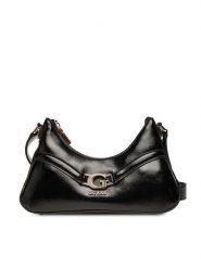 Guess Torebka 178716 Czarny. Czarne listonoszki damskie Guess, z aplikacjami, ze skóry, bez dodatków. Za 279.99 zł.