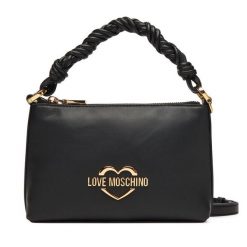 Torebka LOVE MOSCHINO. Czarne torebki klasyczne damskie Love Moschino, bez wzorów, bez dodatków. Za 479.99 zł.