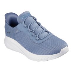 Buty damskie SKECHERS Bobs Squad Chaos In Color. Niebieskie obuwie trekkingowe damskie Skechers. Za 269.99 zł.