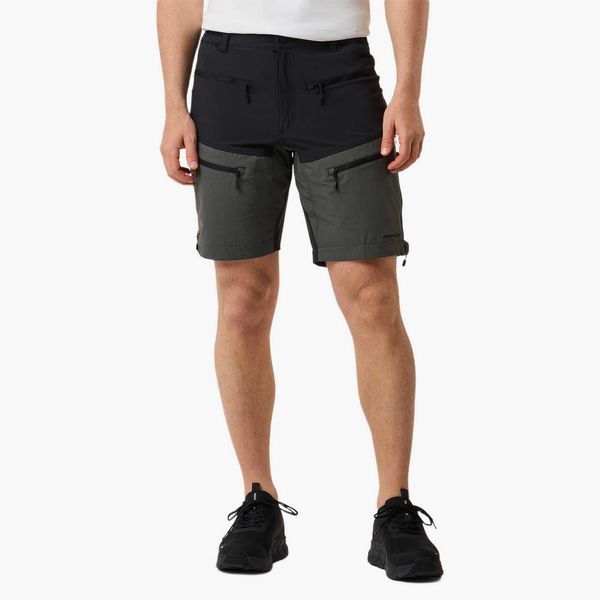 Szorty turystyczne męskie Swedemount Lofoten Stretch Shorts szybkoschnące. Czarne szorty męskie SWEDEMOUNT, na lato, bez wzorów, z materiału. Za 329.99 zł.