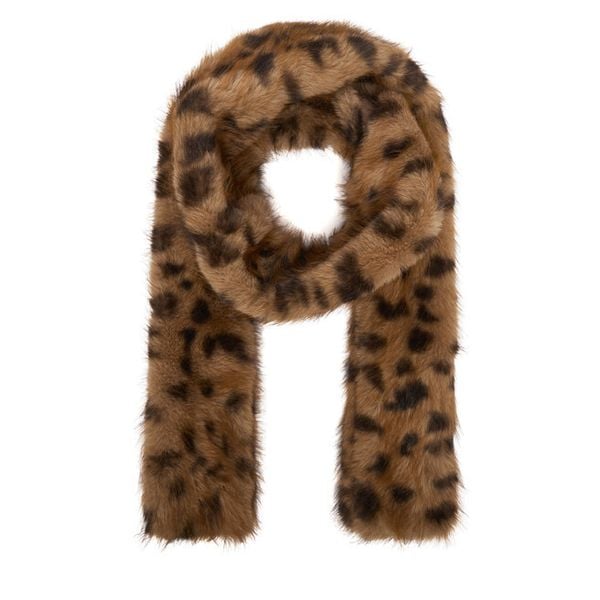Szalik Guess. Brązowe szaliki i kominy damskie Guess, z aplikacjami. Za 344.99 zł.