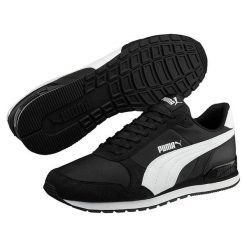 Trampki Puma ST Runner v2 NL, Czarny, Mężczyźni. Czarne trampki i tenisówki męskie Puma, bez wzorów, z gumy, bez zapięcia. Za 240.95 zł.
