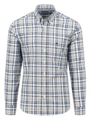 FYNCH-HATTON Koszula - Casual fit - w kolorze szaro-błękitnym rozmiar: XXL. Niebieskie koszule męskie Fynch-Hatton, xxl, bez wzorów, z bawełny, bez kołnierzyka, bez ramiączek. Za 86.99 zł.