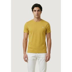 Koszulka crop top Mężczyzna U.S. POLO ASSN. MICK-BASIC. Żółte koszulki polo męskie U.S. Polo Assn., m, bez wzorów, z bawełny, bez ramiączek. W wyprzedaży za 159.75 zł.