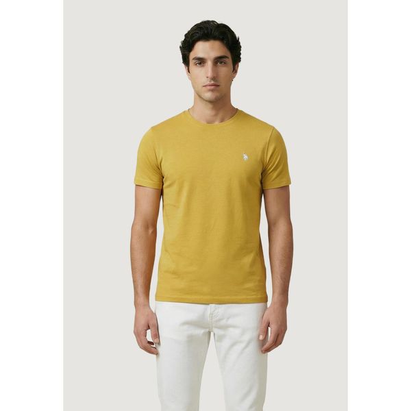 Koszulka crop top Mężczyzna U.S. POLO ASSN. MICK-BASIC. Żółte koszulki polo męskie U.S. Polo Assn., m, bez wzorów, z bawełny, bez ramiączek. Za 162.90 zł.