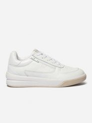 Damskie skórzane buty sportowe TBS. Białe buty sportowe na co dzień damskie Tbs, bez wzorów, z bawełny. Za 465.50 zł.