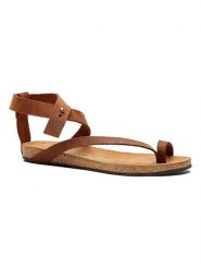 Comfortfusse Skórzane sandały w kolorze brązowym rozmiar: 41. Brązowe sandały damskie Comfortfusse, bez wzorów, ze skóry, bez obcasa. Za 252.99 zł.