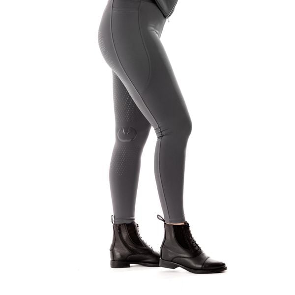 Legginsy jeździeckie zimowe, ocieplane Equus Brand. Brązowe legginsy damskie EQUUS CARE, m, bez wzorów, z materiału. Za 139.99 zł.