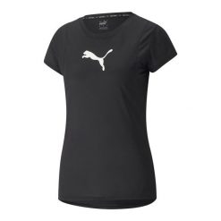 Koszulka fitness damska PUMA Train All Day. Czarne bluzki damskie Puma, xs, bez wzorów, bez ramiączek. Za 69.99 zł.