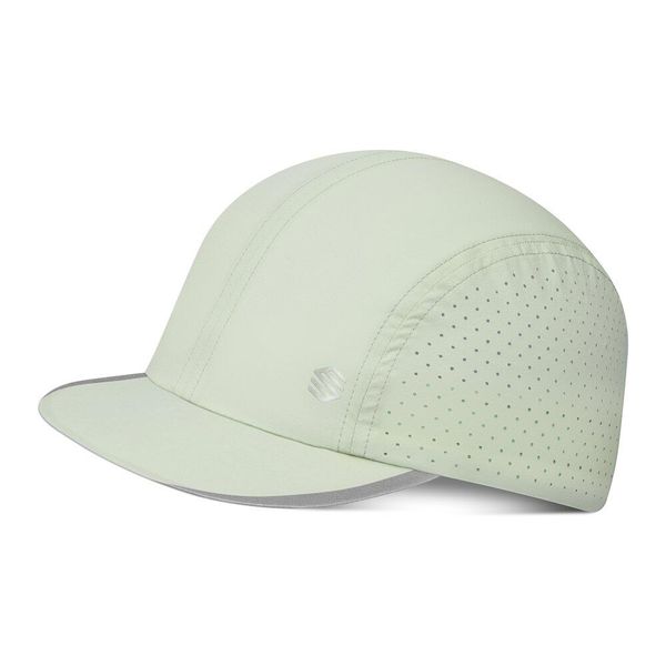 Pięciopanelowa sportowa czapka z daszkiem Fitness Siroko Pylo Green. Zielone czapki męskie SIROKO, bez wzorów, z materiału, sportowe. Za 127.00 zł.