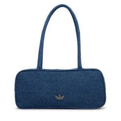 Torebka adidas. Niebieskie torebki klasyczne damskie Adidas, bez wzorów, z denimu, bez dodatków. Za 199.99 zł.