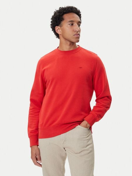 Mustang Bluza Clio 1016963 Czerwony Regular Fit. Czerwone bluzy bez kaptura męskie Mustang, m, z bawełny. Za 169.99 zł.