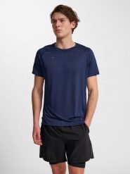 Koszulka Newline Beat. Niebieskie t-shirty sportowe męskie Newline, l, z materiału, bez ramiączek, do biegania. Za 137.50 zł.