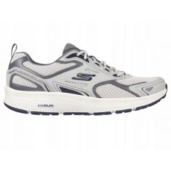 Buty do biegania męskie SKECHERS GO RUN CONSISTENT skóra. Szare obuwie do biegania damskie Skechers. Za 294.00 zł.