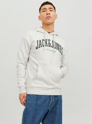 Jack & Jones Bluza Josh 12236513 Szary Standard Fit. Szare bluzy bez kaptura męskie Jack & Jones, m, z syntetyku. Za 189.99 zł.