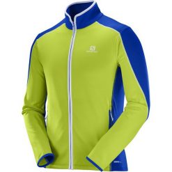 Salomon bluza Atlantis Fz M Acid Lime/Surf The Web L. Niebieskie bluzy bez kaptura męskie Salomon, l, z polaru. W wyprzedaży za 319.00 zł.