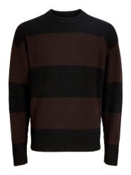 Jack & Jones Sweter w kolorze czarno-brązowym rozmiar: XXL. Brązowe swetry męskie Jack & Jones, xxl, bez wzorów, z wełny, bez kołnierzyka. Za 129.95 zł.