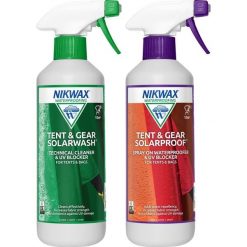 Zestaw Nikwax Tent&Gear SolarWash + SolarProof 2 x 500 ml. Obuwie trekkingowe damskie Nikwax. Za 71.00 zł.