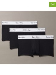 CALVIN KLEIN UNDERWEAR Bokserki (3 pary) w kolorze czarnym rozmiar: M. Czarne bokserki męskie Calvin Klein Underwear, bez wzorów. Za 157.35 zł.
